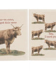 Moo-ve Over, I've Got This Mess Swedish Dishcloth Duo