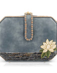 Mary Frances Swan Princess Shoulder Handbag