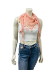 Triangle Lace Coin Scarf