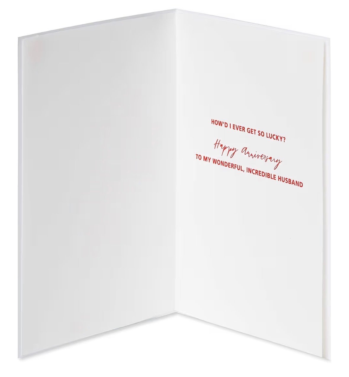 Papyrus Anniversary  Card (Husband)
