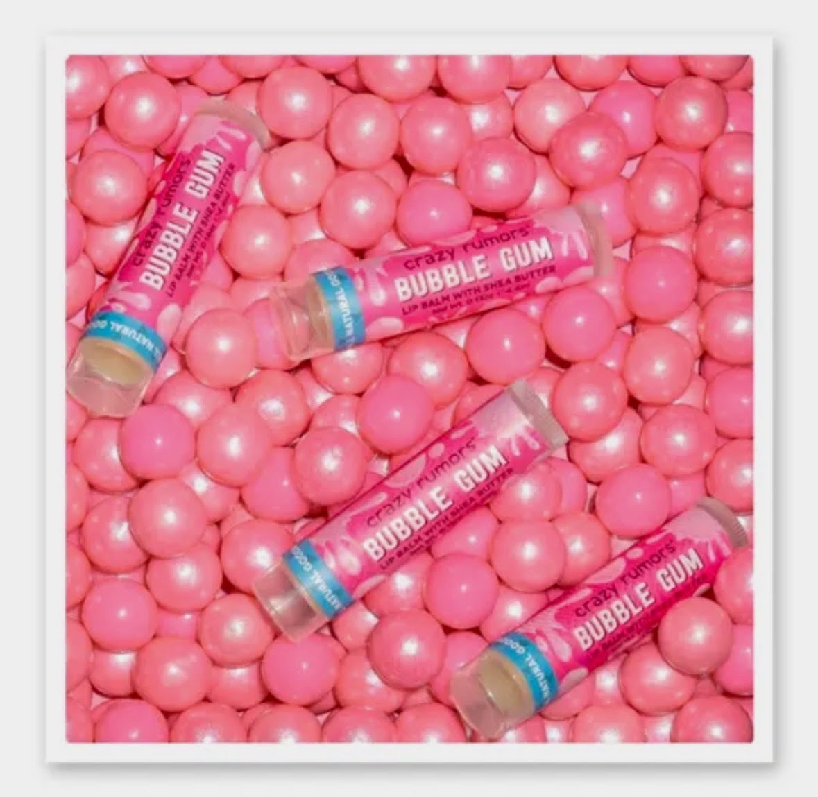 Crazy Rumors Bubble Gum Lip Balm