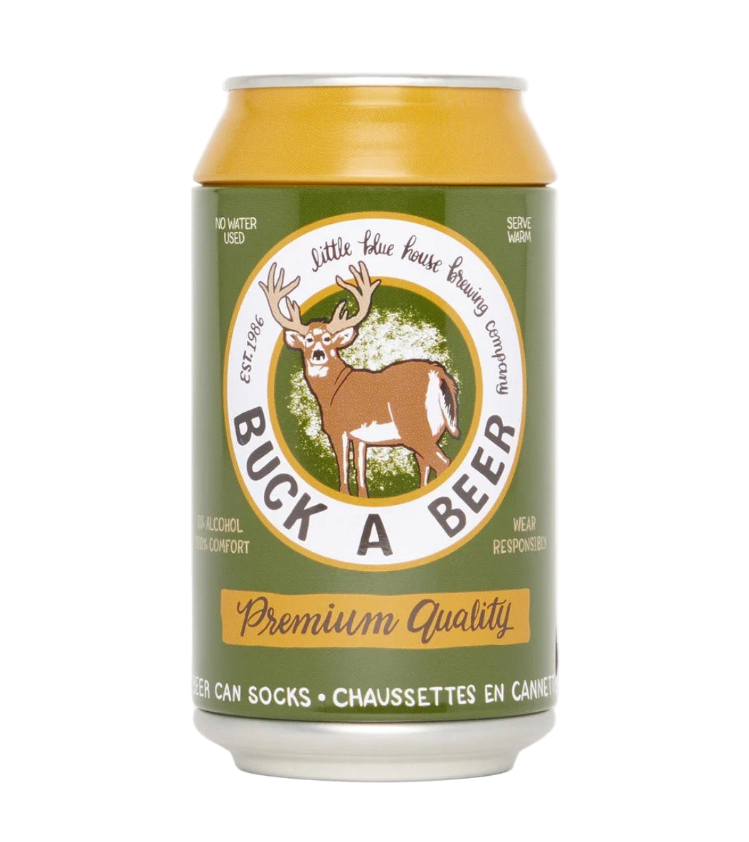 Buck A Beer Beer Can Socks