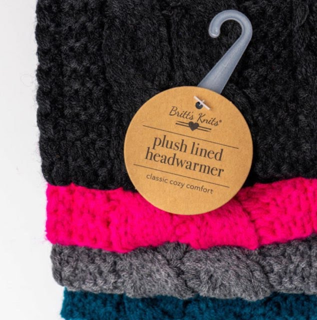 Britt's Knits Plush Lined Headwarmer