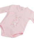 Baby Girl 3 Piece Bunny Snapsuit Outfit