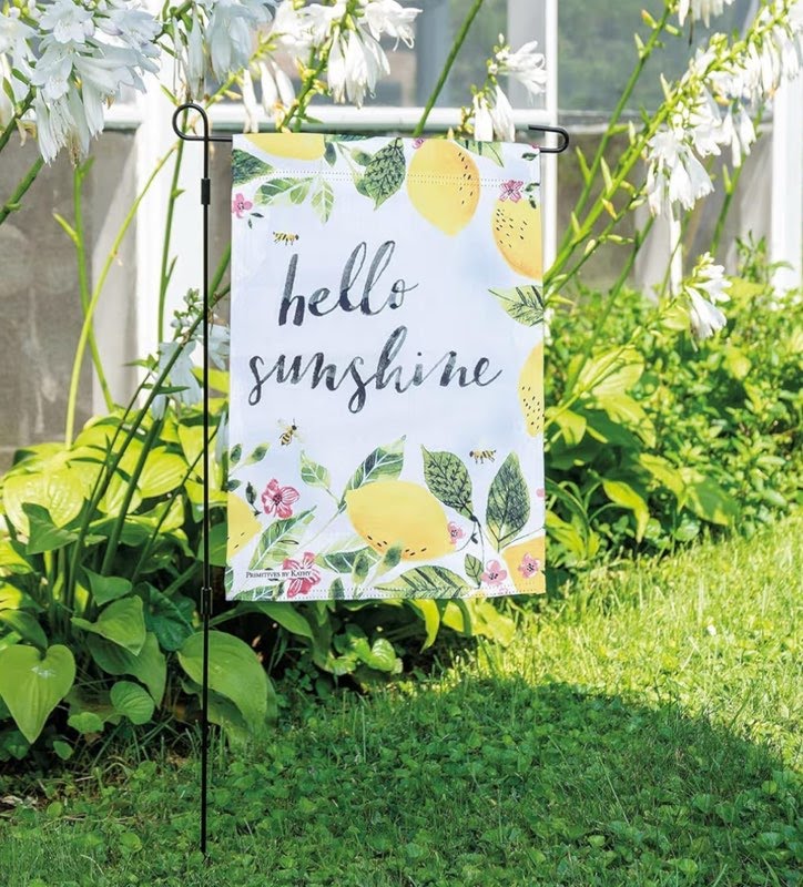 Hello Sunshine Garden Flag