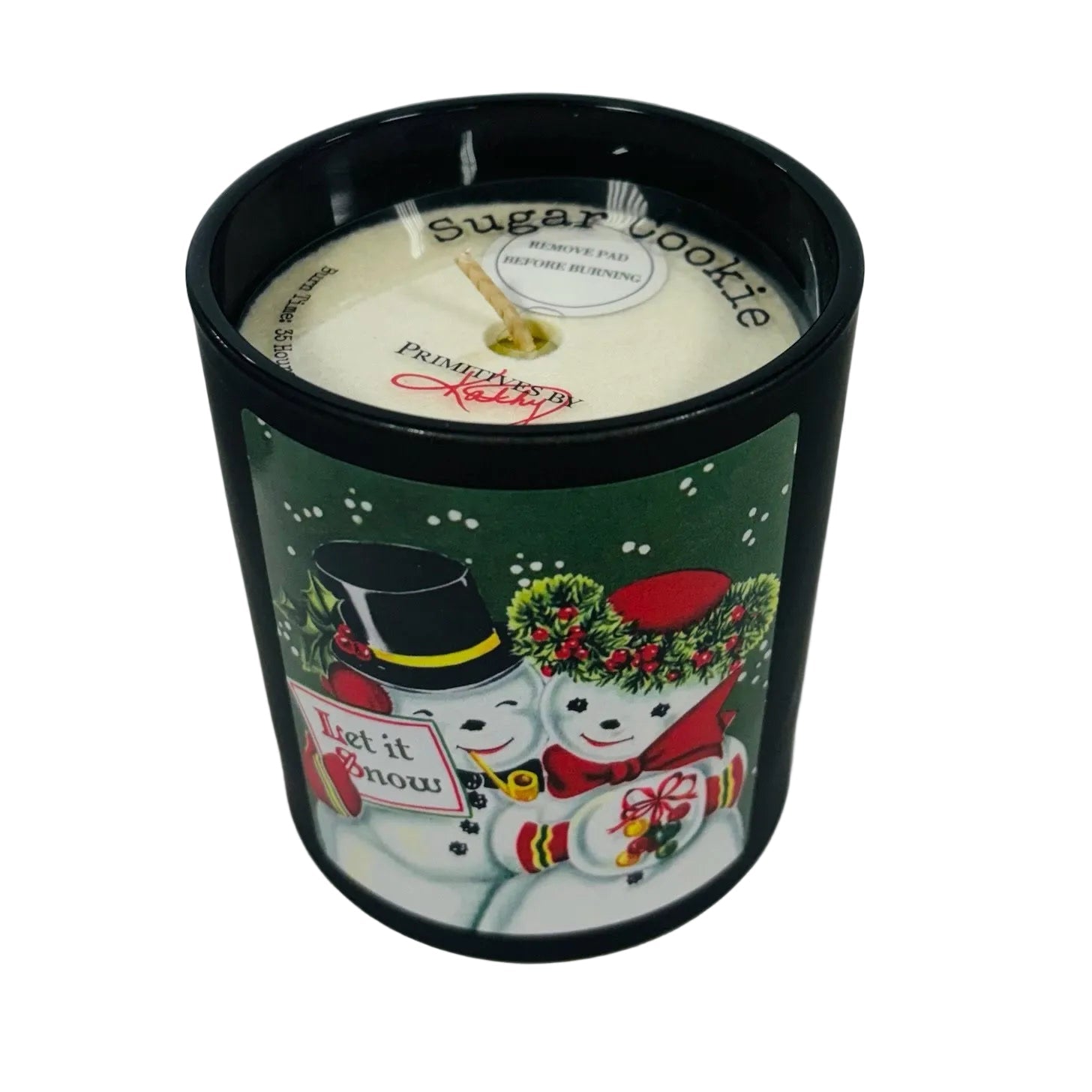Let It Snow Sugar Cookie Candle