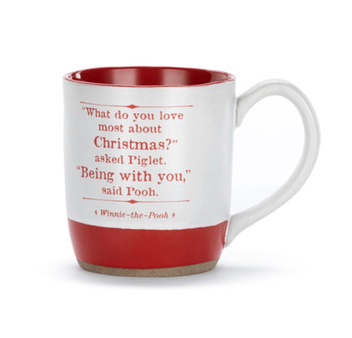 Winnie-the-Pooh and Piglet Christmas Mug