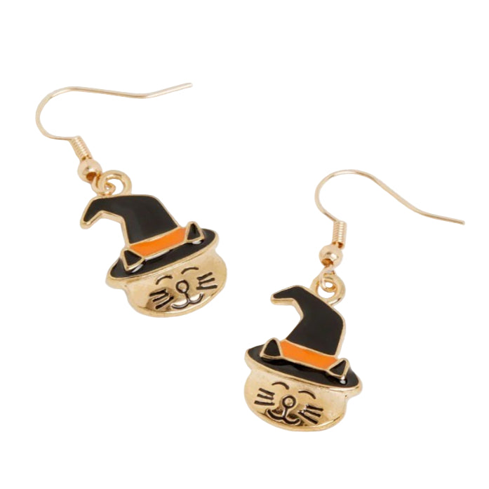 Witch Kitty Earrings