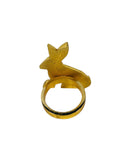 Gold Rabbit Napkin Ring