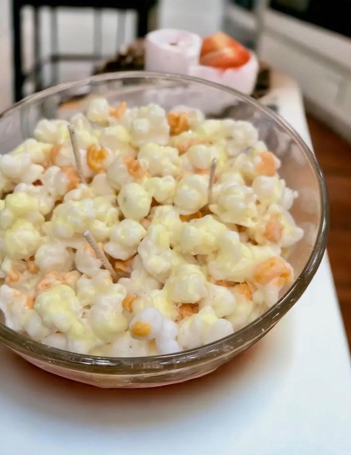 Movie Night Popcorn Candle