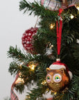 Blown Glass Baby Owl Ornament