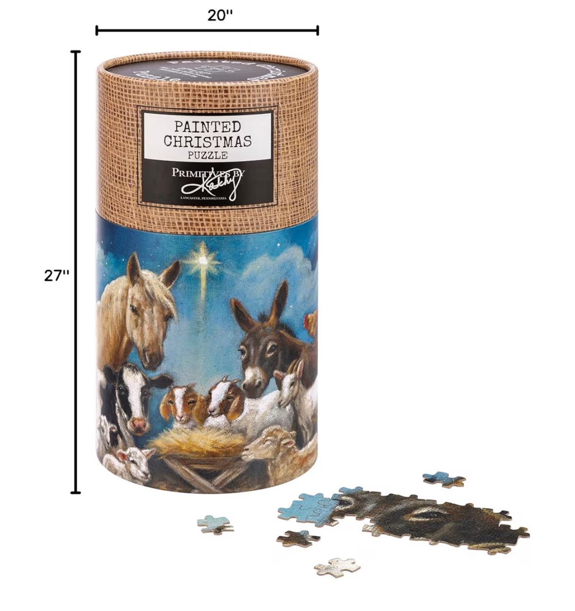 Christmas Farm Animals Nativity Puzzle