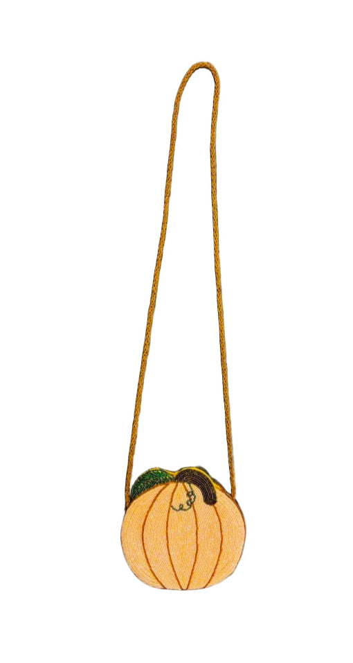 Beaded Pumpkin Purse