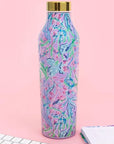 Lilly Pulitzer Seacret Escape Stainless Steel Water Bottle