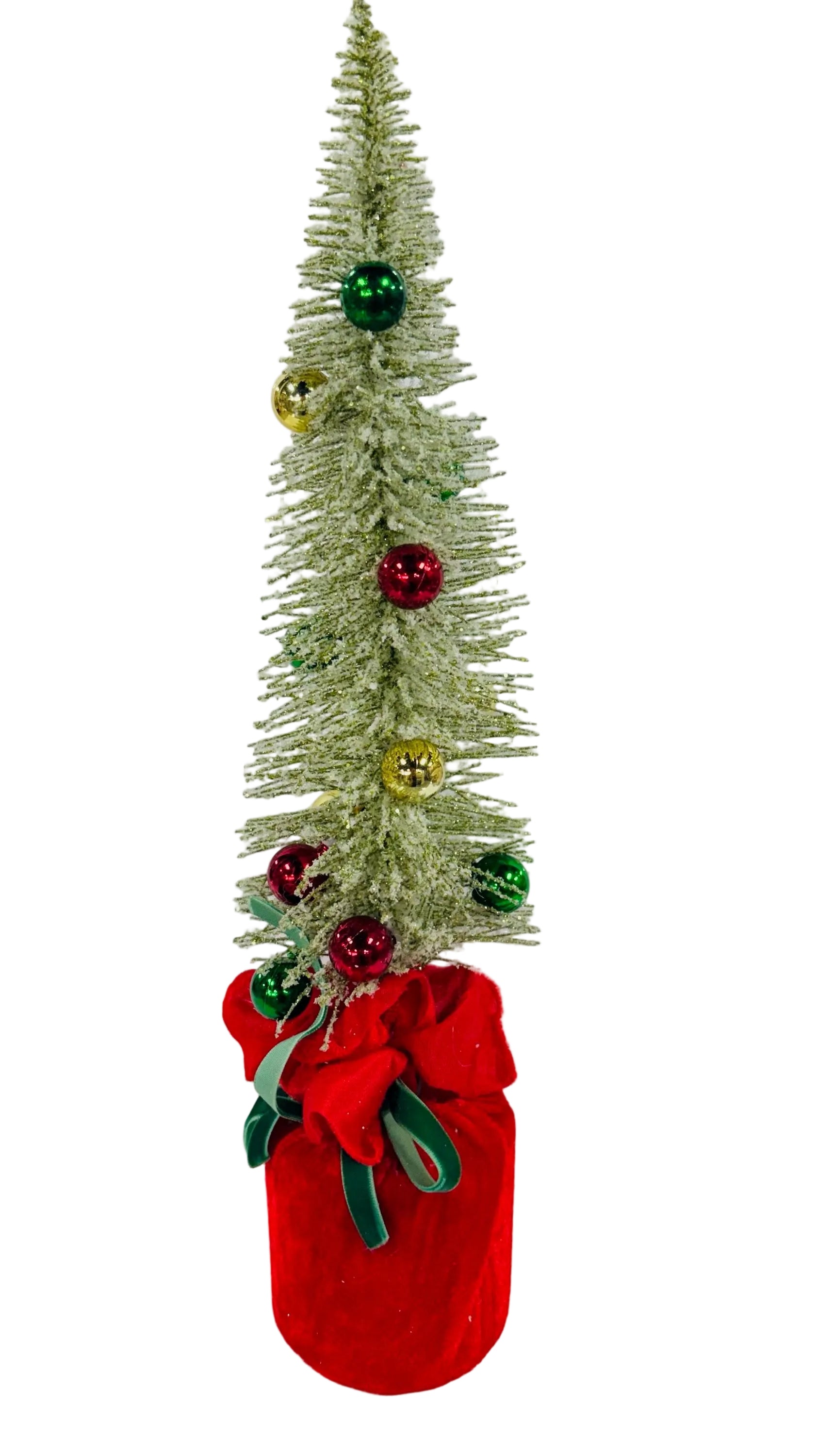 Festive Flocked Christmas Tree