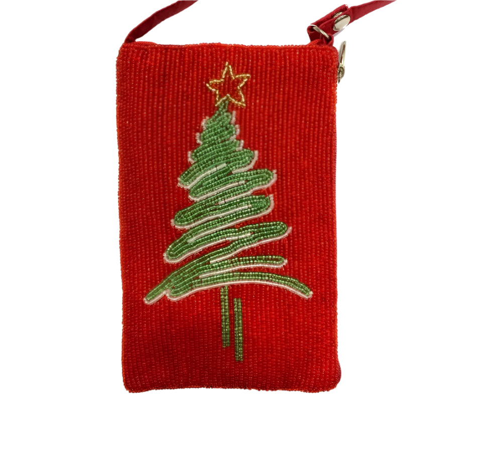 Festive Christmas Tree Purse