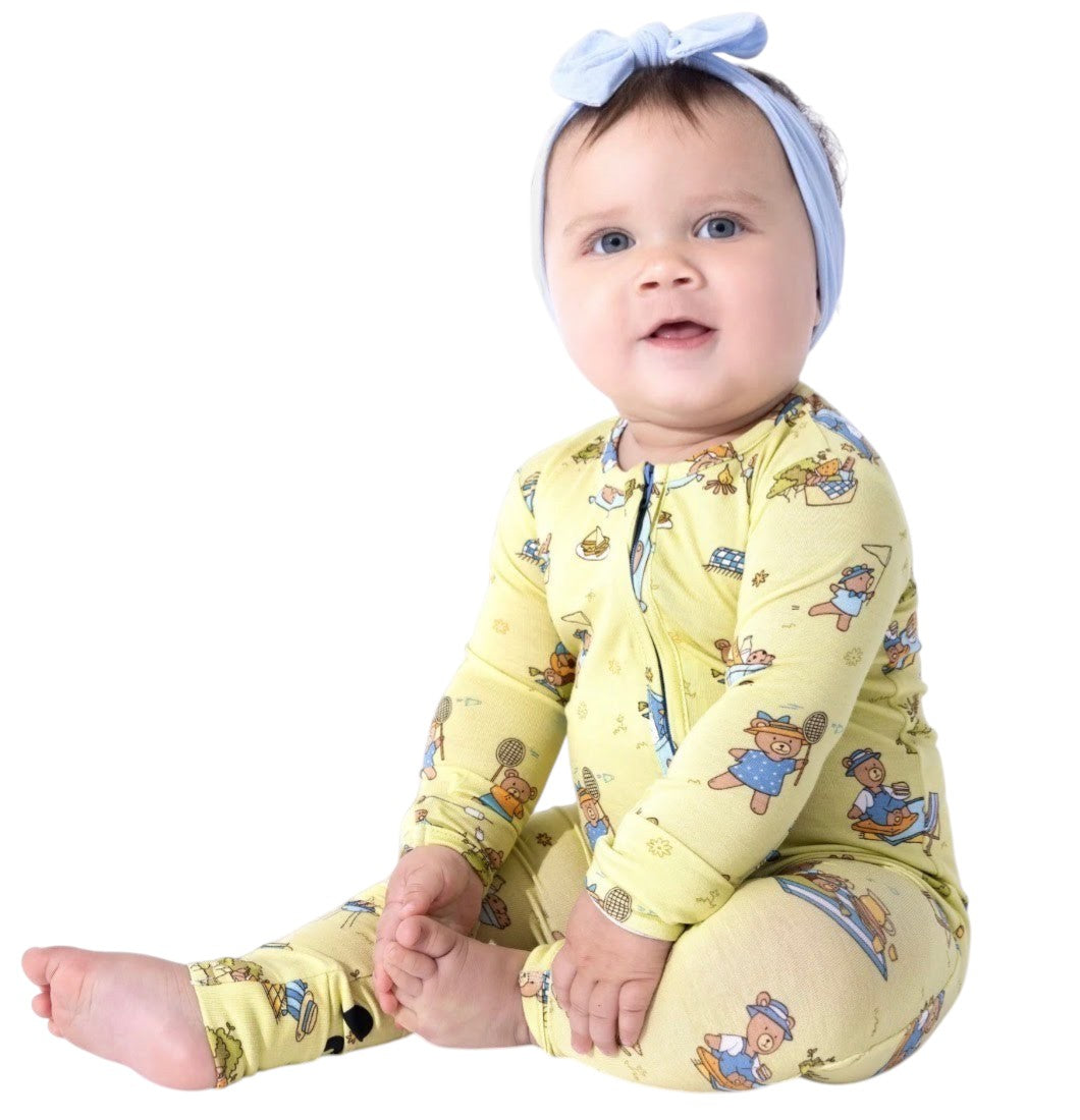 Bellabu Bear Teddy Bear Picnic Convertible Footie