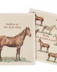 Saddle Up For Dish Duty Swedish Dishcloth Duo