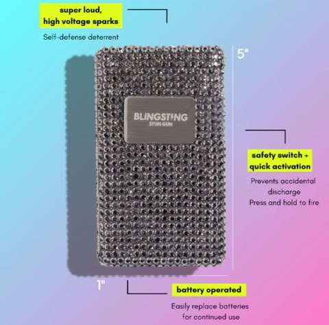 BLING STING High Voltage Stun Gun