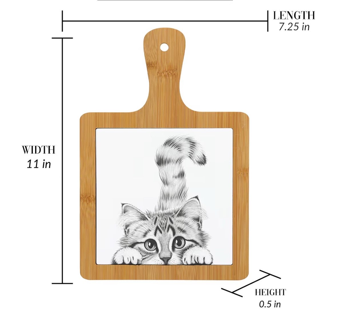 Cat Trivet Tray