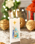 Flatyz Nativity Scene Candle