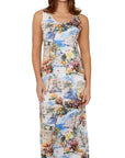 Frank Lyman Capri Lemon Maxi Dress 266128