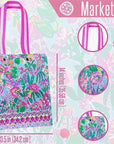 Lilly Pulitzer Market Shopper Tote Me and My Zesty