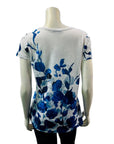 Variations Bleu Gardens Top V7502