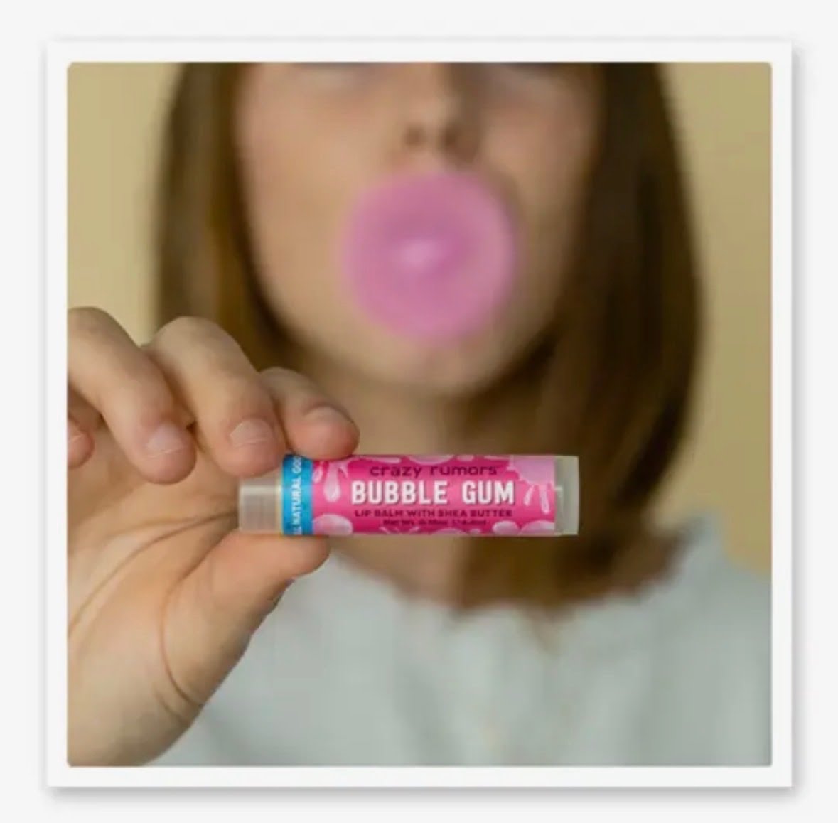 Crazy Rumors Bubble Gum Lip Balm