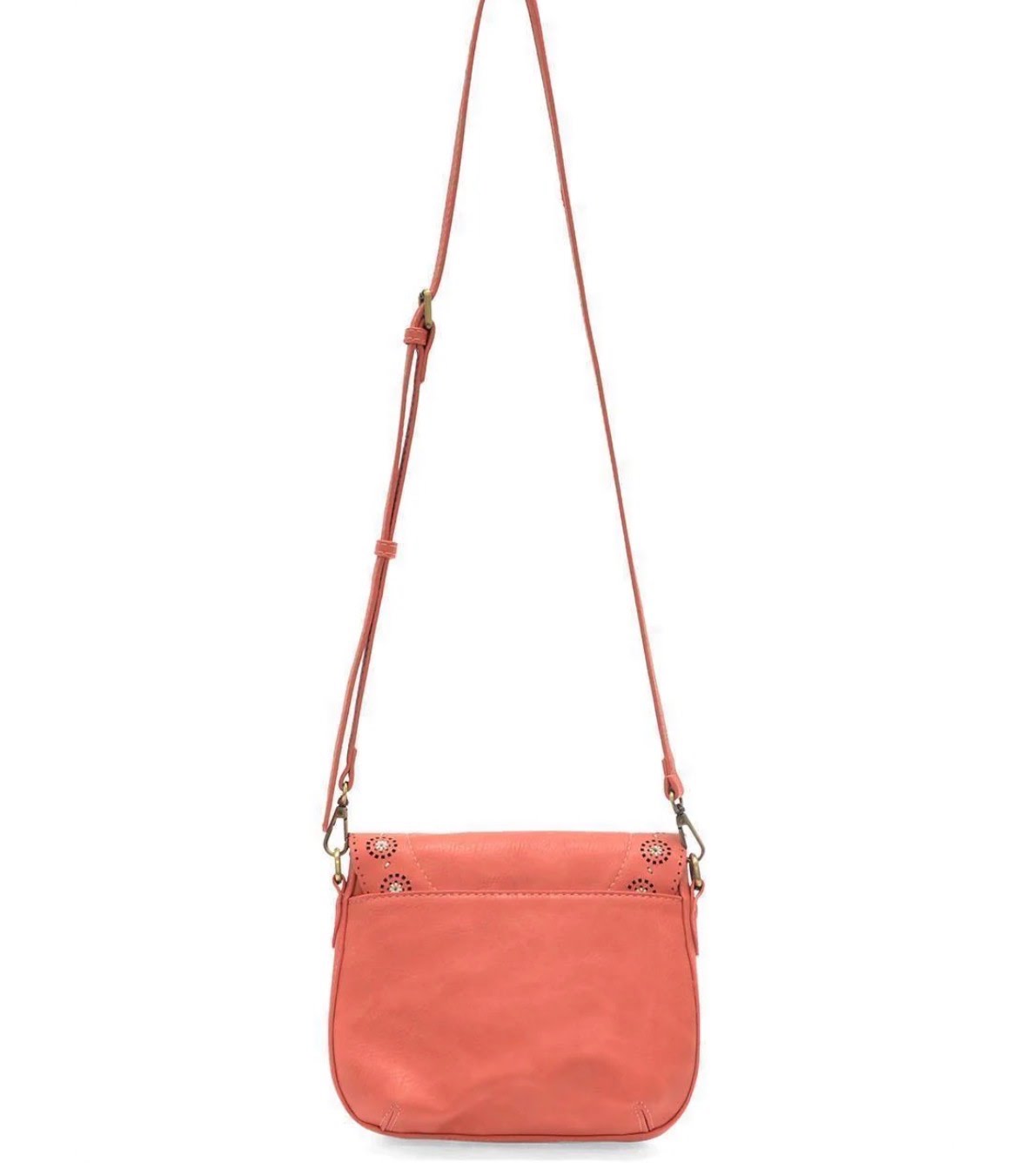 Joy Susan Lazer Cut Daisy Flap Crossbody