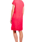 FOIL Linen Pleat Dreams Shift Dress 7895