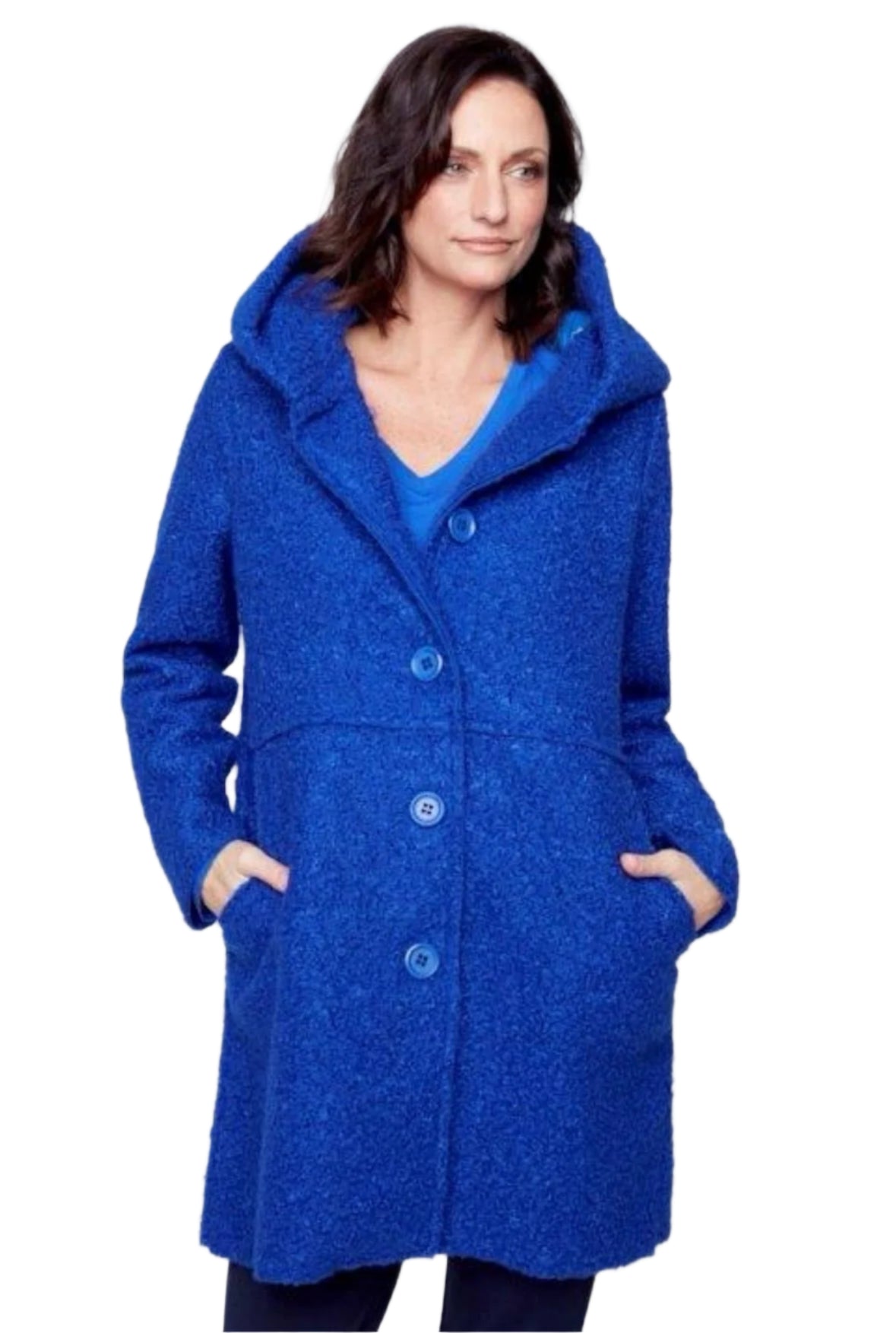 Claire Desjardins Coat Felted with Hood 91259