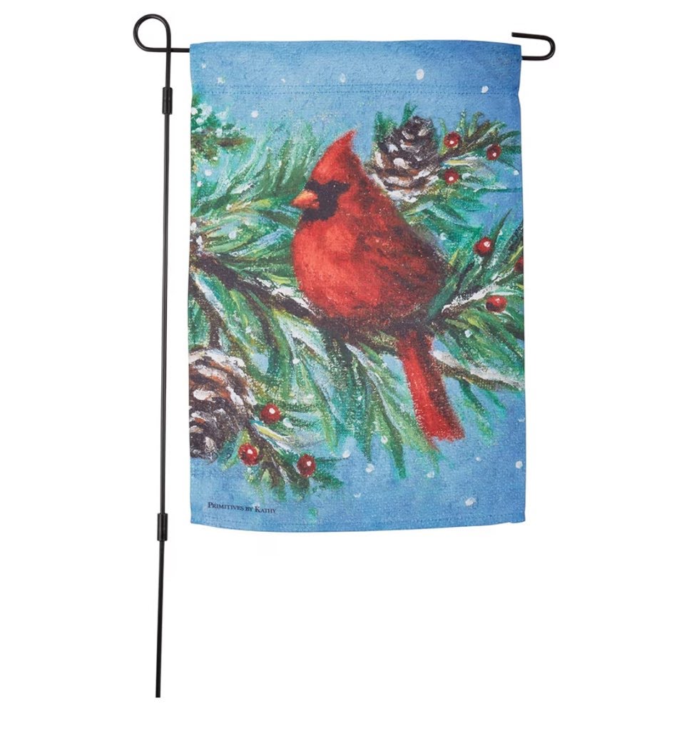 Cardinal Garden Flag