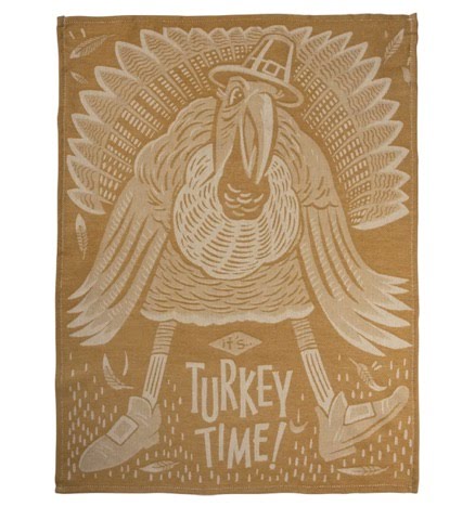 It's Turkey Time Dish Towel