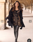 Frank Lyman Graphic Animal Print Longline Jacket 263213