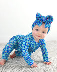 Gigi and Max Ruffled Miley Leopard Zip Onesie