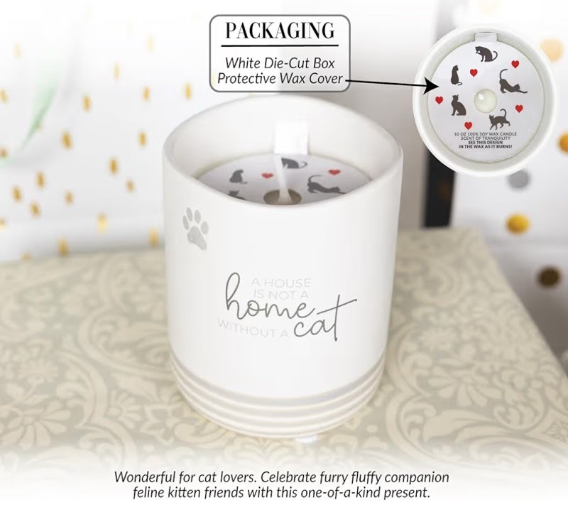 Wax Reveal Cat Candle