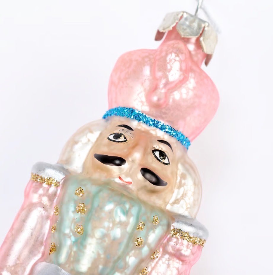 Nutcracker Glass Ornament