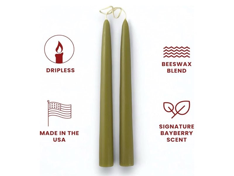 Cape Candle Bayberry Taper Candles