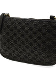 Joy Susan Lattice Woven Mini Crossbody Wristlet Clutch