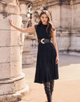 Frank Lyman Black Lace Cap Sleeve Dress 263197