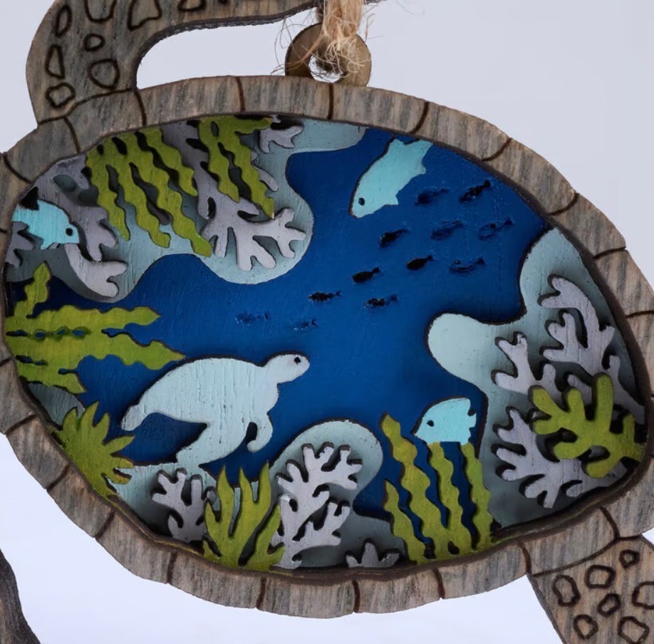 Sea Turtle Magnetic Ornament