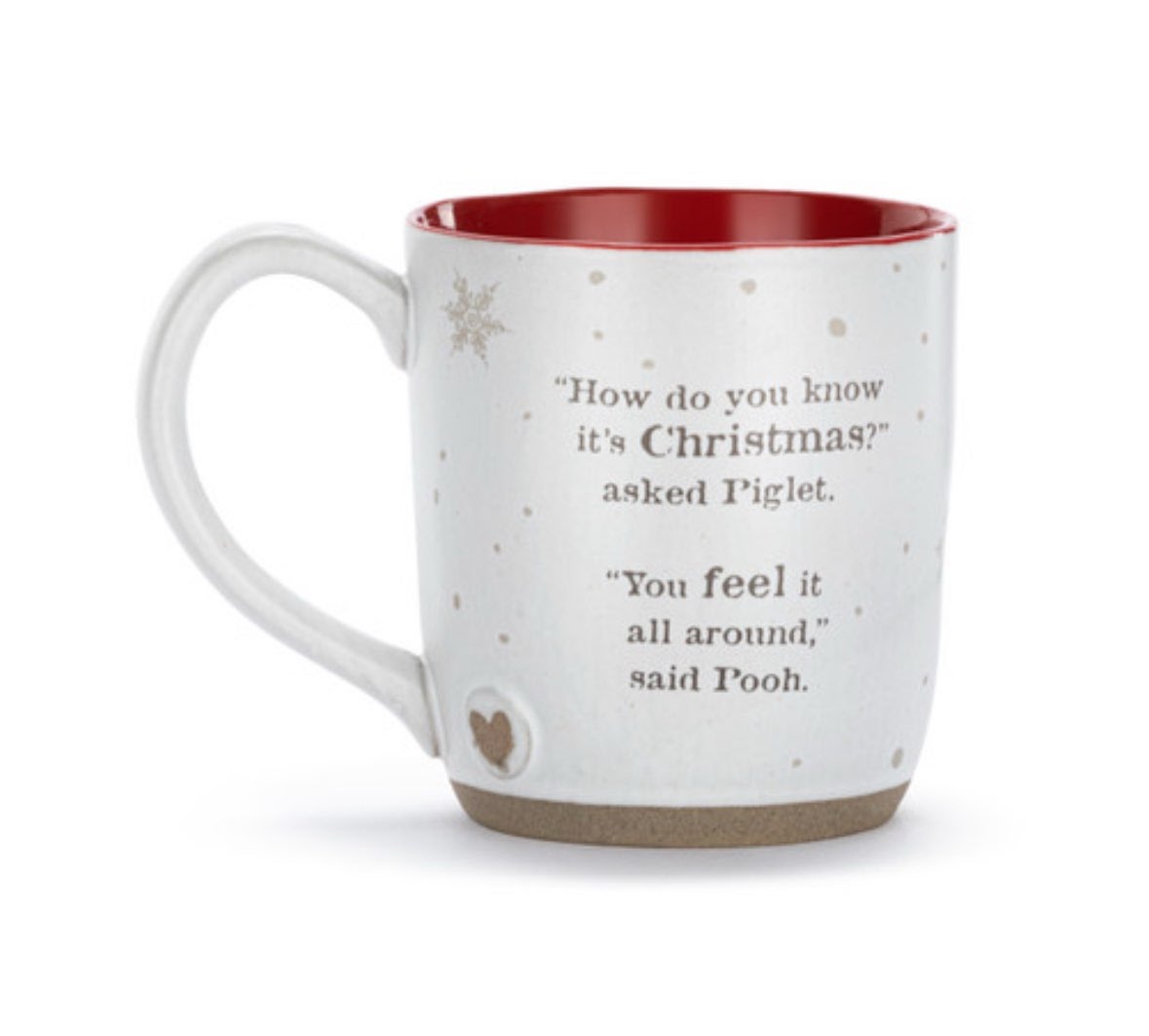Winnie-the-Pooh and Piglet Christmas Mug