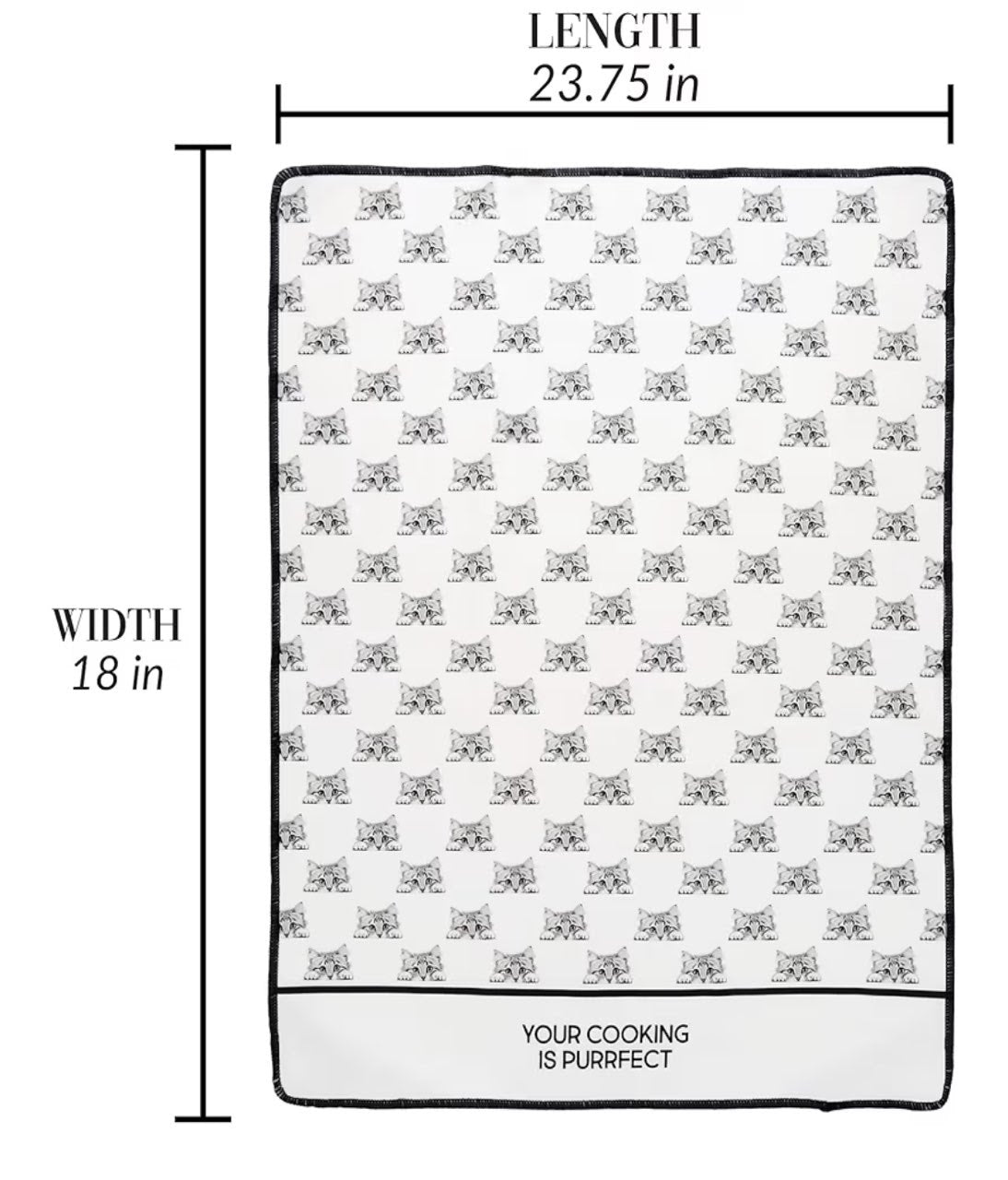 Your Cooking is Purrfect Tea Towel