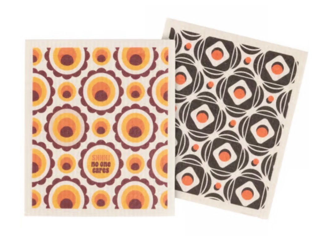 Shhhh! No One Cares Swedish Dishcloth Duo