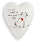 All You Need Is Love and A Dog Trinket Dish