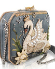 Mary Frances Swan Princess Shoulder Handbag
