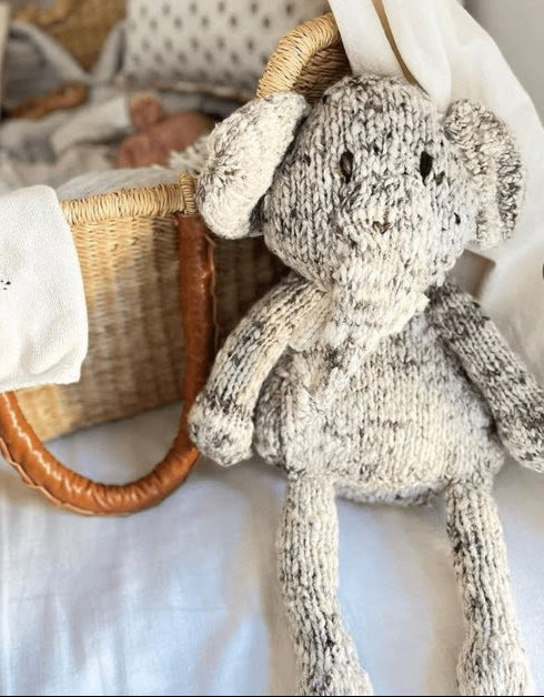 finn + emma Organic Wool Knit Elliott the Elephant Animal