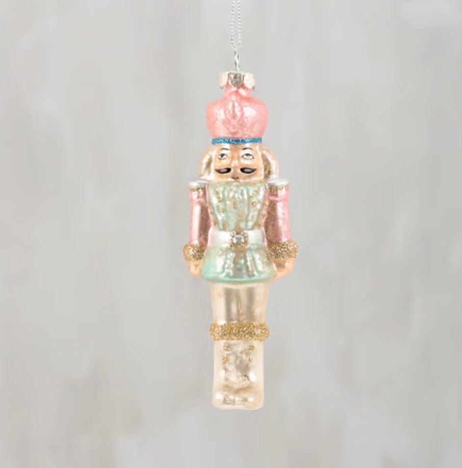 Nutcracker Glass Ornament