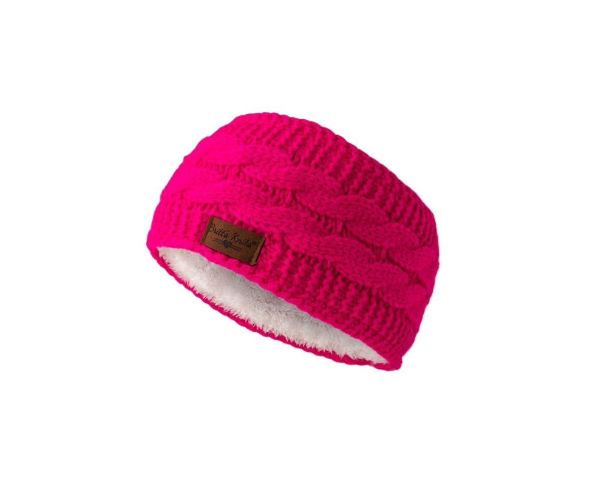 Britt's Knits Plush Lined Headwarmer